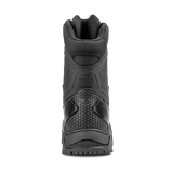 The Condor Brigade 8-inch Tactical Boots are shown in black from the back, featuring textured material and the Condor brand name above the heel.