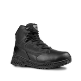 The Condor Brigade 6-inch Tactical Boots (Black) feature a rugged sole, mesh and leather upper, metal eyelets, and the Condor logo on the tongue, displayed against a plain white background.