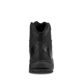 Rear view of Condor Brigade 6-inch Tactical Boots in black, showing textured detailing, mesh fabric, and the Condor logo on the heel.