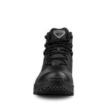 Front view of Condor Brigade 6-inch Tactical Boots in black, showing visible laces, a rugged sole, and reinforced toe, photographed against a plain white background.