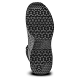 Close-up view of the sole of Condor's Brigade 6-inch Tactical Boots (Black), highlighting the hexagonal and textured tread pattern.