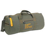 24 Inch Canvas Retro Military Style Equipment Duffle Bag