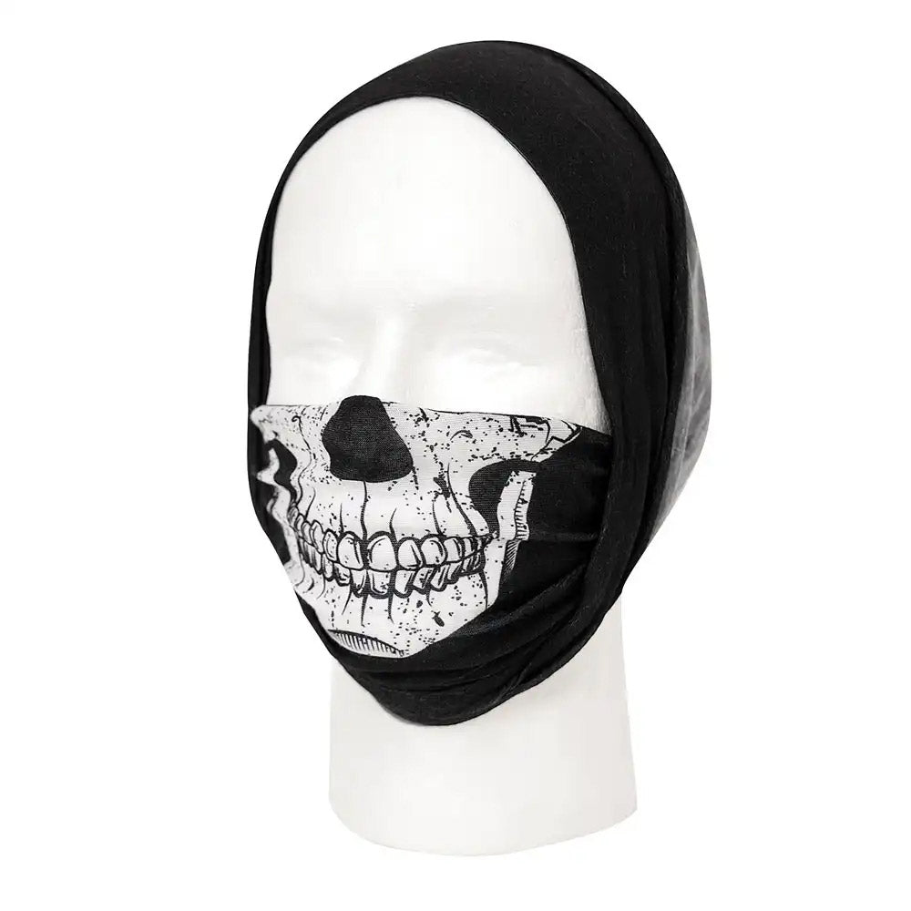 Skull Print Multi-Use Neck Gaiter/Face Covering Wrap