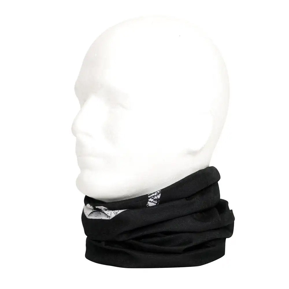 Skull Print Multi-Use Neck Gaiter/Face Covering Wrap