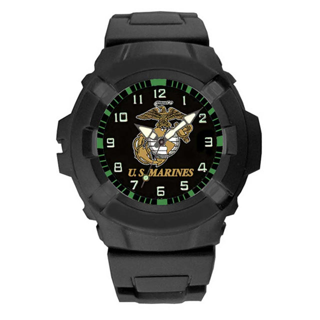 Black Heavy Duty U.S. Marine Watch