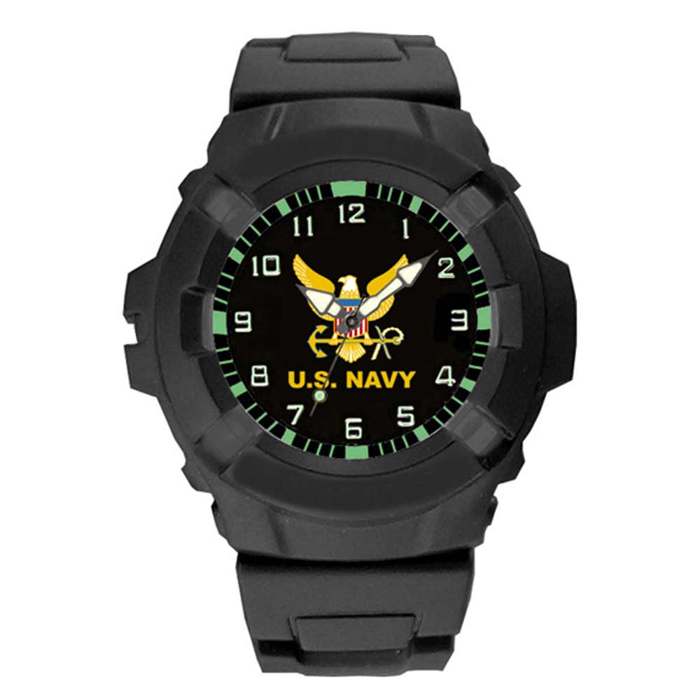 Black Heavy Duty U.S. Navy Watch