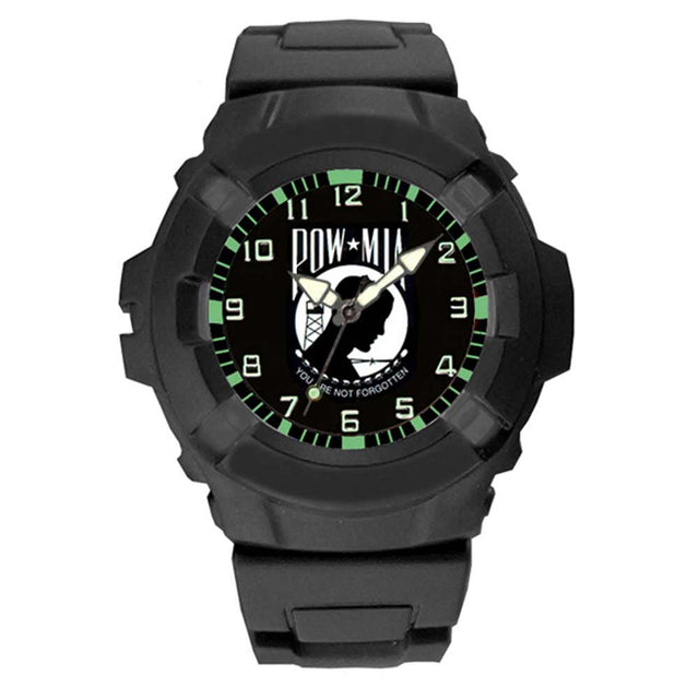 Aqua Force Analog POW MIA Wrist Watch - 24I