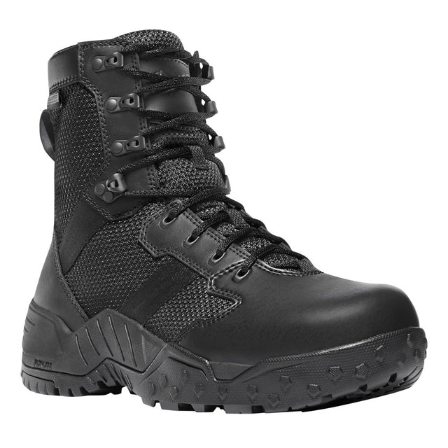 Danner Scorch Black Side-Zip 8-Inch Waterproof Tactical Boot