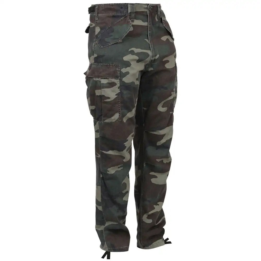 Vintage M-65 Woodland Camo Army Fatigue Pants