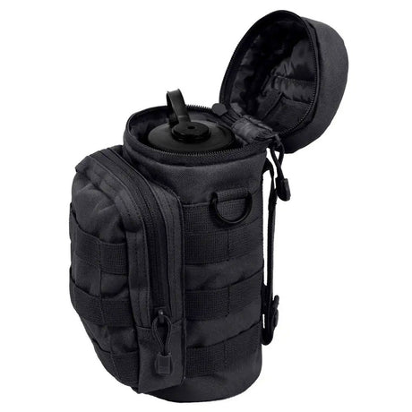 Black MOLLE Water Bottle Cover