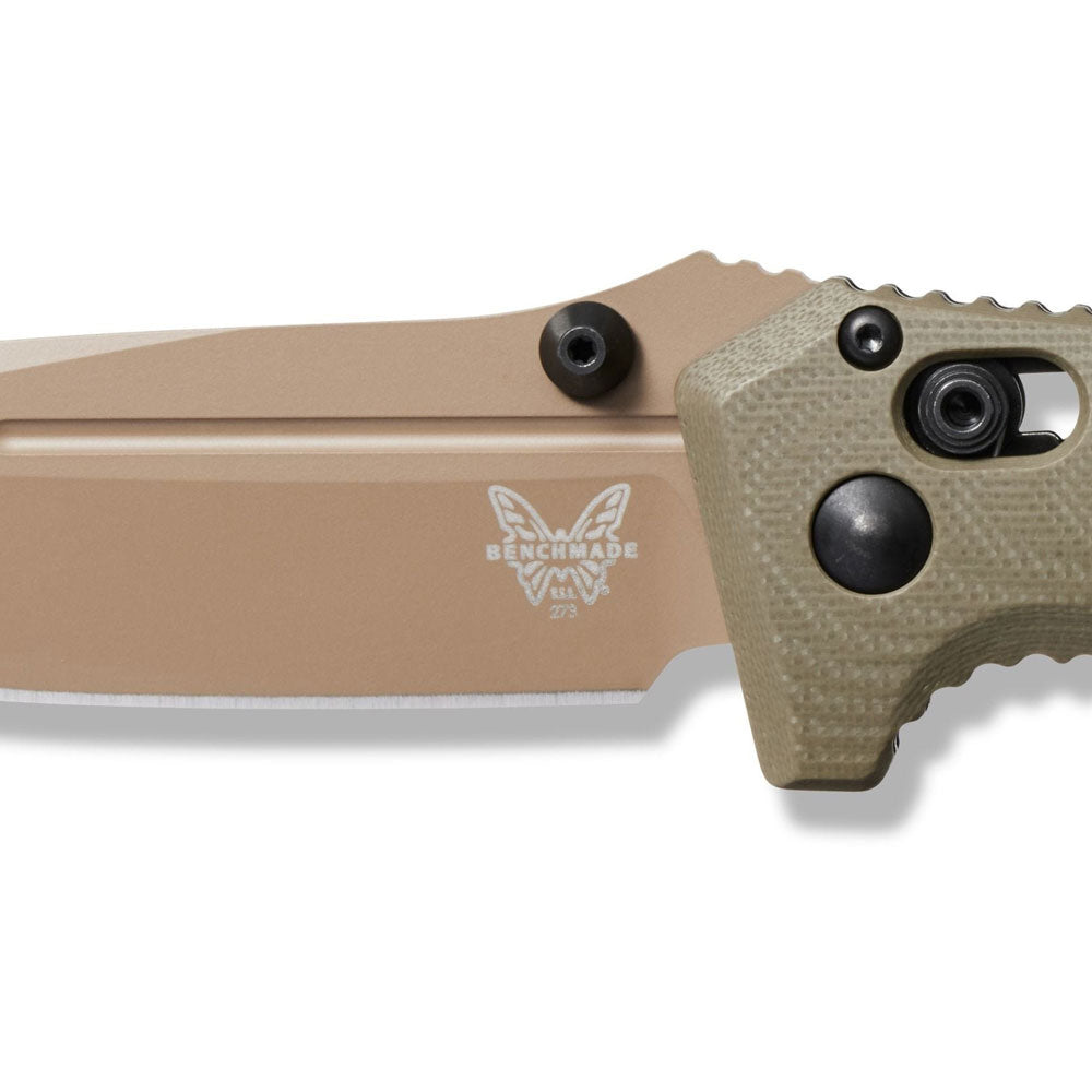 Benchmade Mini Adamas Olive Drab 3.25-Inch Folding Knife