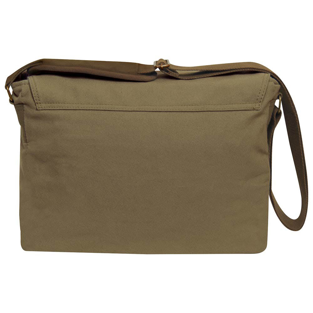 Rothco Vintage Two-Tone Olive Drab Canvas Messenger Bag