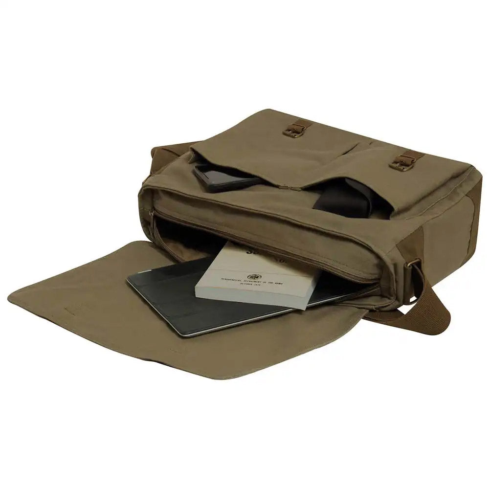 Rothco Vintage Two-Tone Olive Drab Canvas Messenger Bag