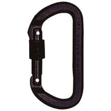 Black 105mm Locking D Carabiner