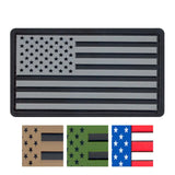 PVC American Flag Hook and Loop Patch