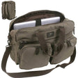 Vintage Military Style Convertible Canvas Briefcase Backpack