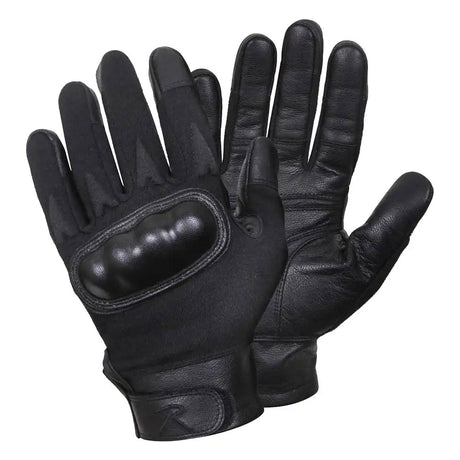 Black Hard Knuckle Cut/Fire-Resistant Tactical Gloves