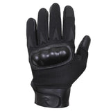 Black Hard Knuckle Cut/Fire-Resistant Tactical Gloves