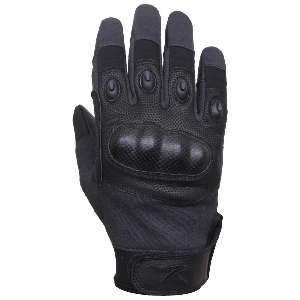 Rothco Carbon Hard Knuckle Cut/Fire Resistant Tactical Glove