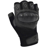 Men's Fingerless Cut & Fire-Resistant Carbon Hard Knuckle Gloves