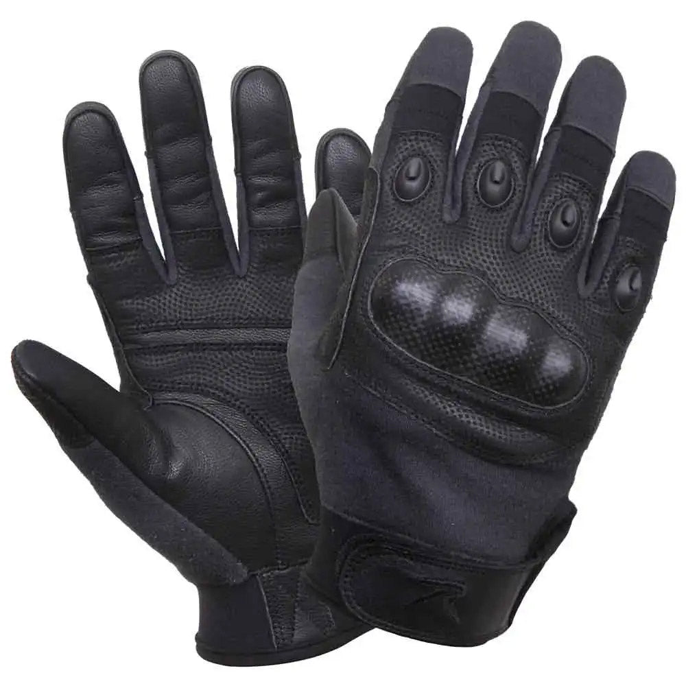 Rothco Carbon Hard Knuckle Cut/Fire Resistant Tactical Glove