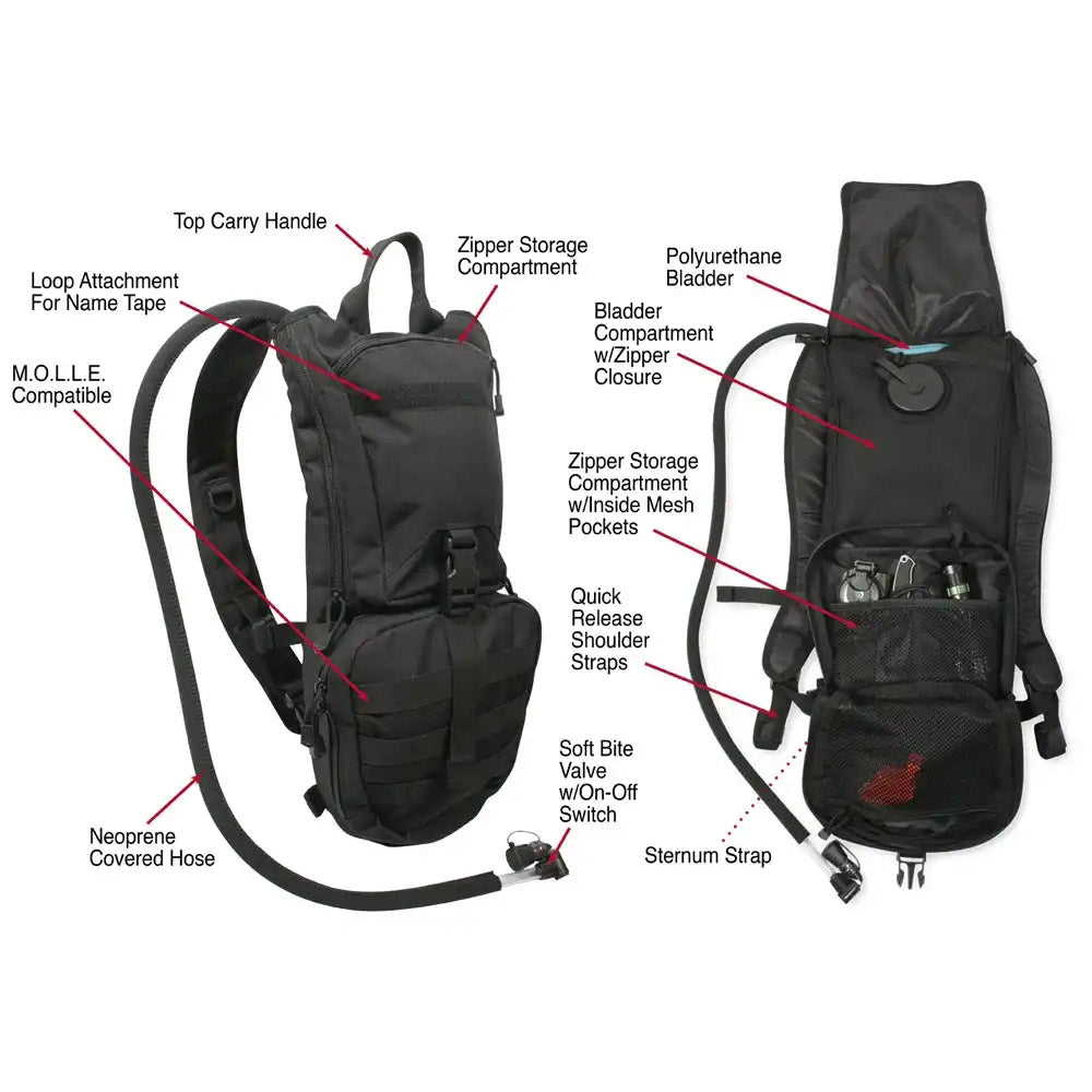 Black Rapid Trek Hydration Backpack