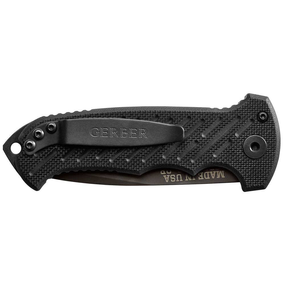 Gerber 06 Auto Serrated G10 Automatic Folding Knife