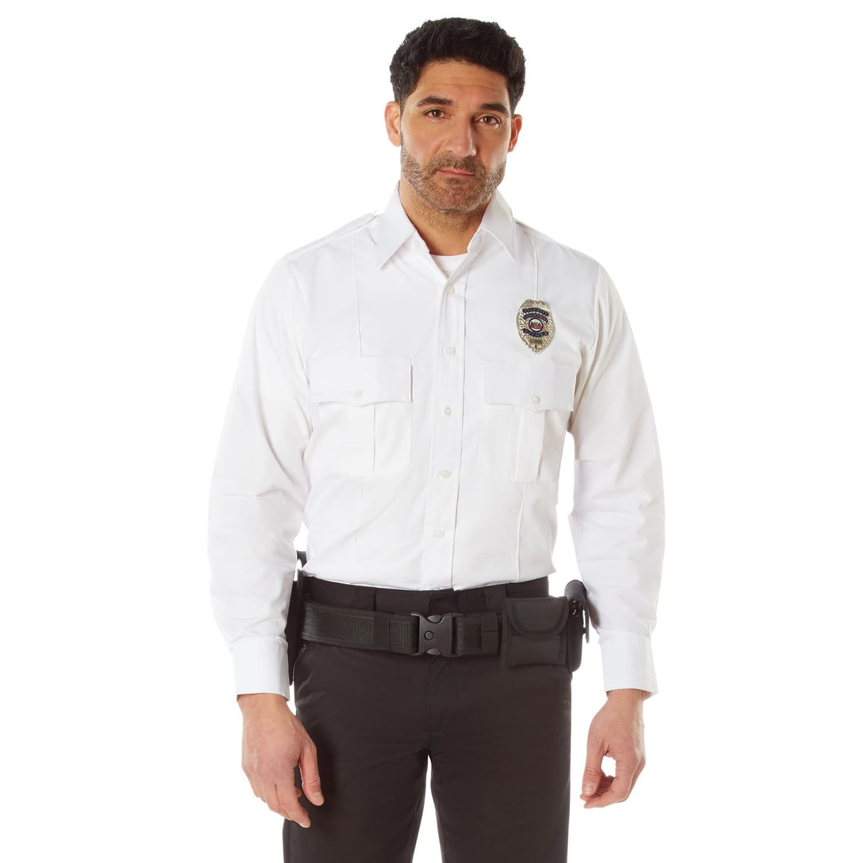 Genuine Police Issue White Long Sleeve Uniform Shirt