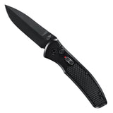 Gerber Empower Black Plain Edge Automatic Folding Knife