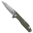 Gerber Fastball Sage Green Plain Edge Folding Knife