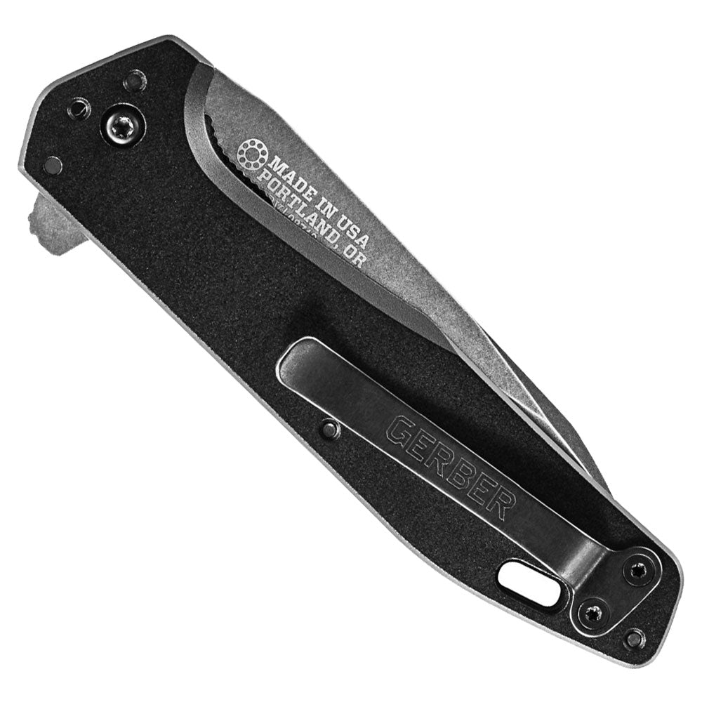 Gerber Fastball Black Plain Edge Folding Knife