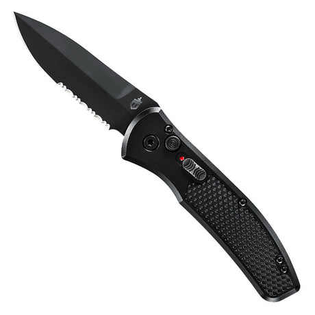 Gerber Empower Black Serrated Automatic Folding Knife