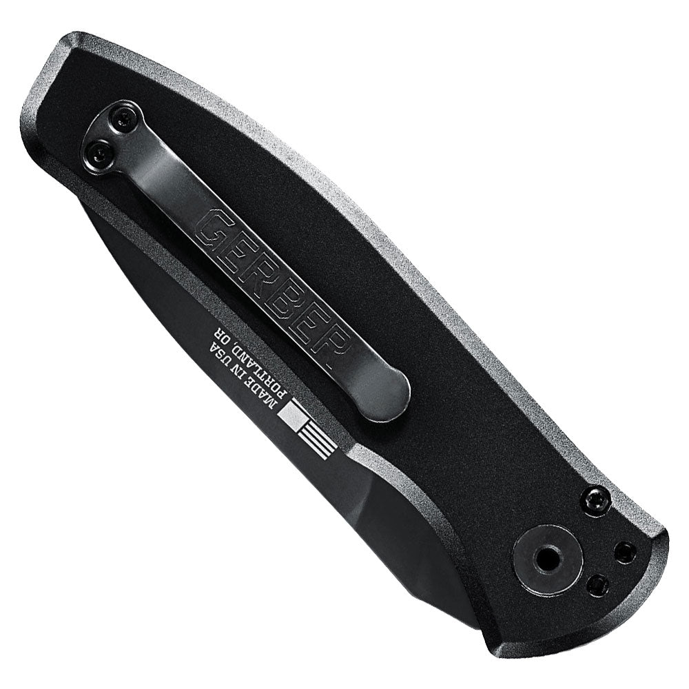 Gerber Empower Black Serrated Automatic Folding Knife