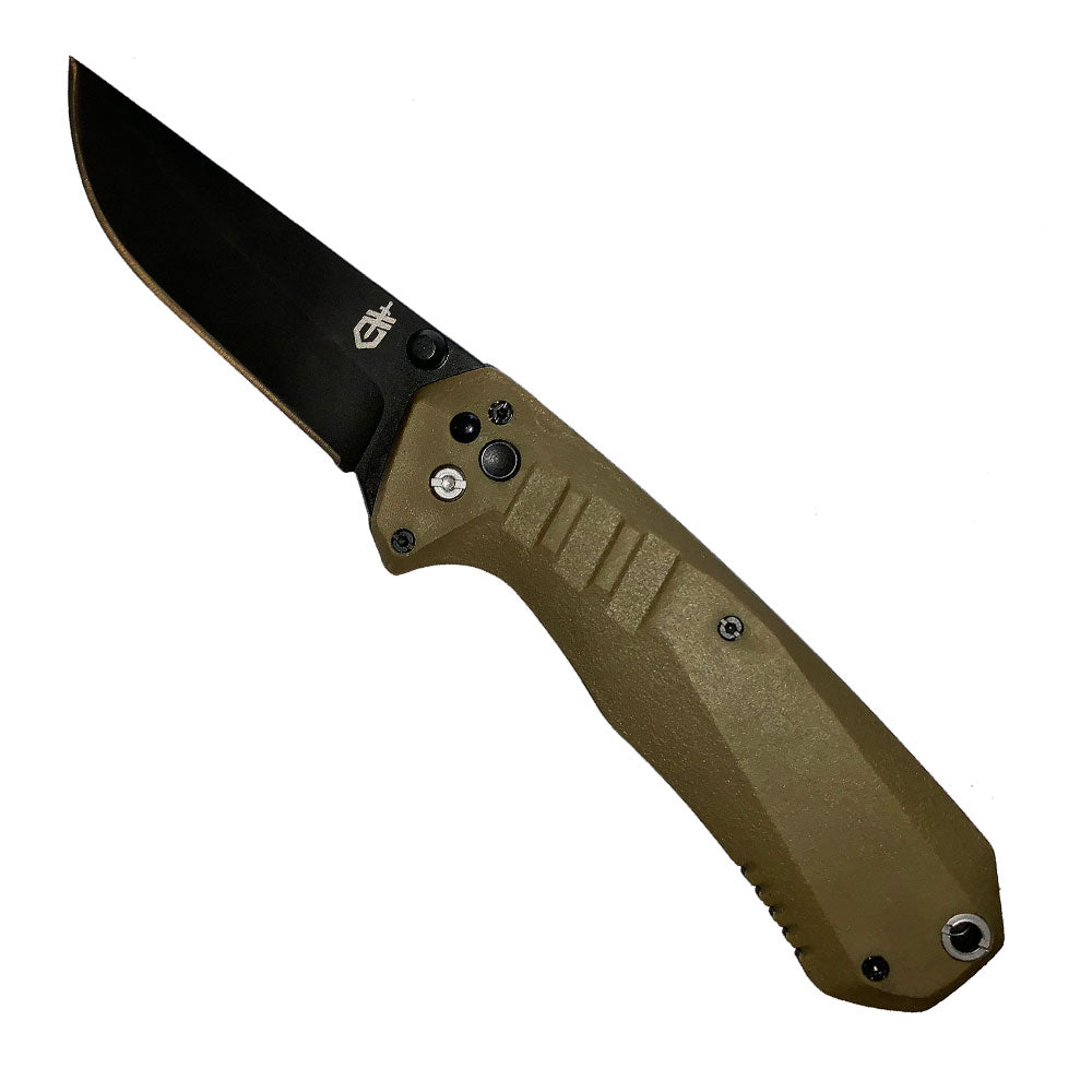 Gerber Haul Coyote Plain Edge Assisted Opening Folding Knife