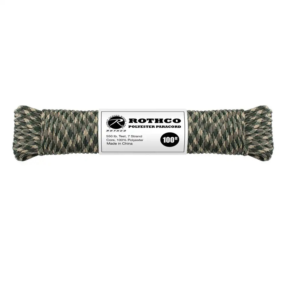 Enhanced Camo Polyester Paracord