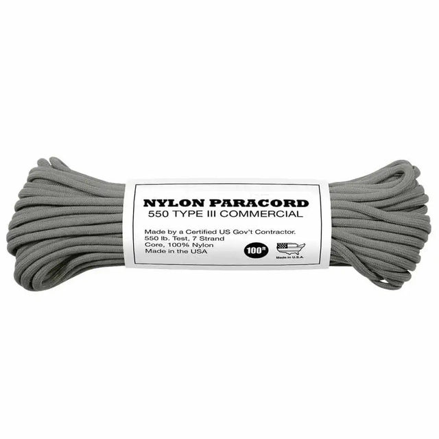 USA Made Enhanced Nylon Foliage Green Paracord - 100 Foot