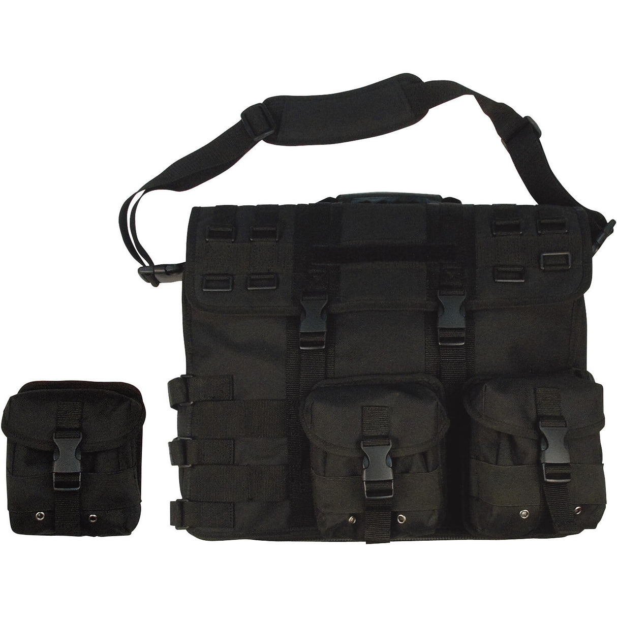 MOLLE Black Tactical Briefcase