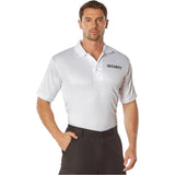 Moisture Wicking White Security Polo Shirt