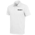 Moisture Wicking White Security Polo Shirt