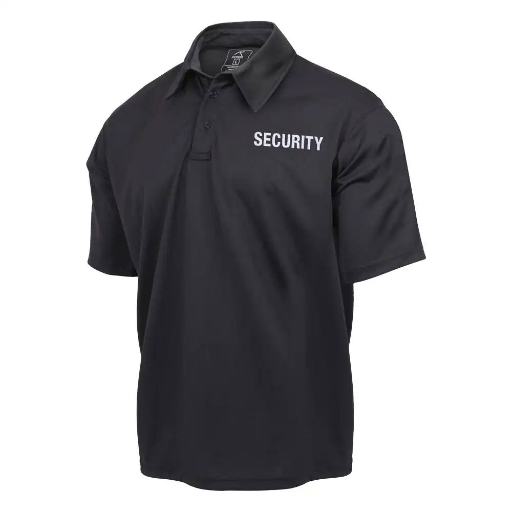 Moisture Wicking Security Short Sleeve Polo Shirt