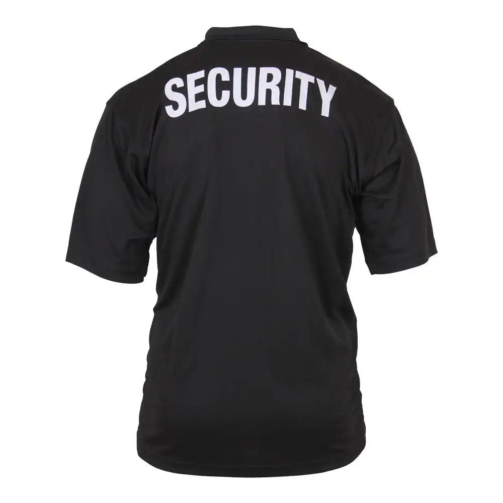 Moisture Wicking Security Short Sleeve Polo Shirt