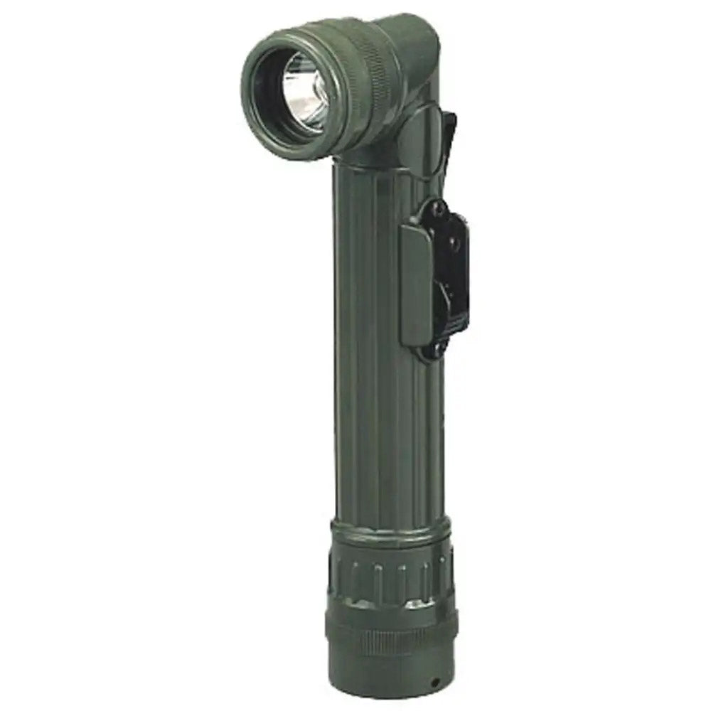 Olive Drab AA Anglehead Military Flashlight