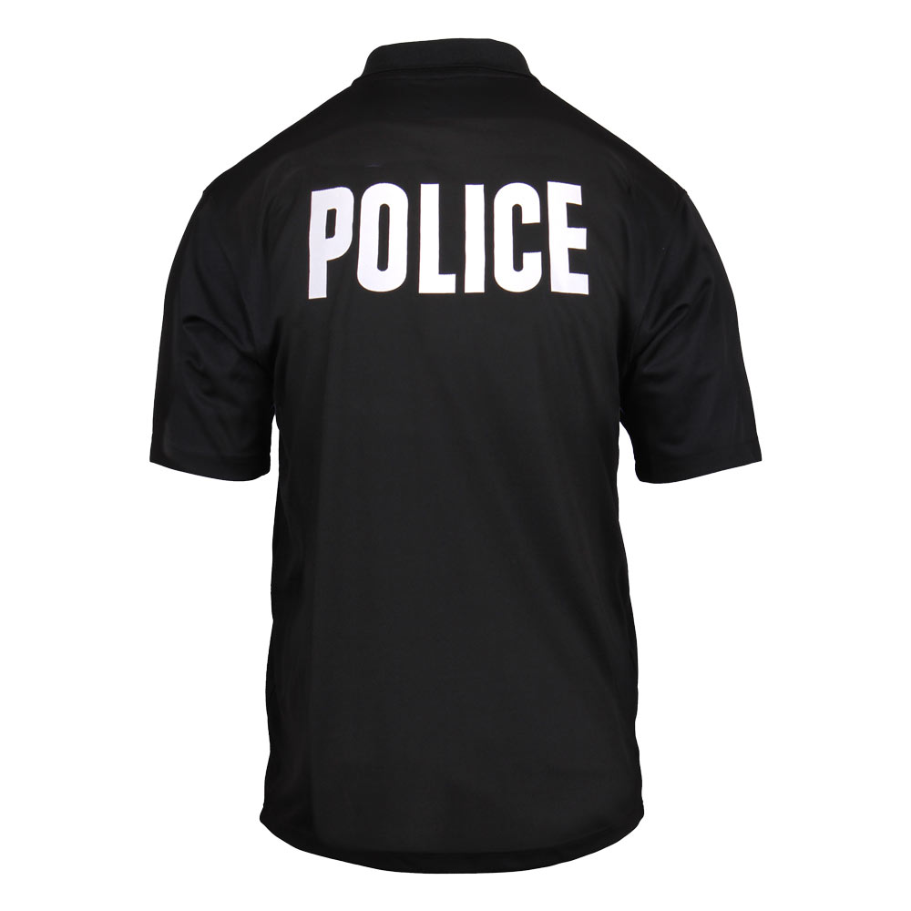 Moisture Wicking Police Short Sleeve Polo Shirt