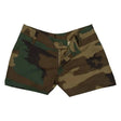 Women's Woodland Camouflage Military Shorts