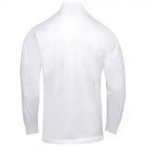 White Mock Turtleneck Long Sleeve Shirt