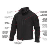 Spec Ops Men's Stealth Softshell Tactical Jacket