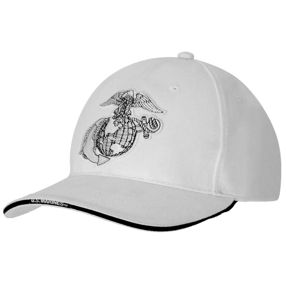 US Marines Globe and Anchor Structured Baseball Hat