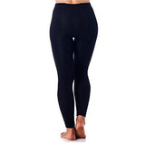 Sherpa Fleece Lined Seamless Black Leggings