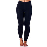 Sherpa Fleece Lined Seamless Black Leggings