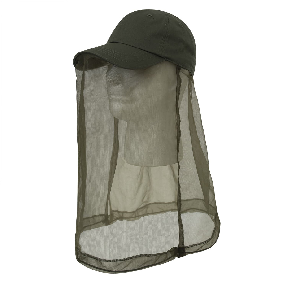 Rothco Baseball Cap with Mosquito Head Net